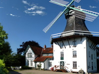 Ansicht Mühle und Mühlenhaus